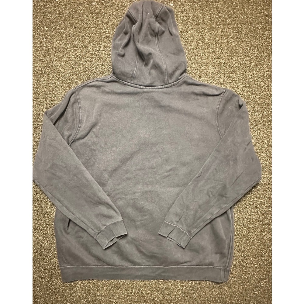 Vintage 90's Nike Mens Fleece Hoodie Pullover XXL Embroidered Navy - Picture 7 of 8